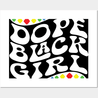 Dope Black Girl b Shirt Posters and Art